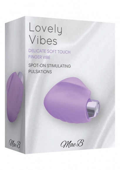 Фиолетовый вибратор Soft Touch Finger Vibe - 6.5 см. Фиолетовый вибратор Soft Touch Finger Vibe - 6.5 см.