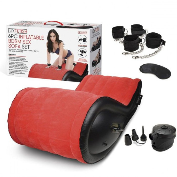 Надувная секс-софа для БДСМ-игр Надувная секс-софа для БДСМ-игр