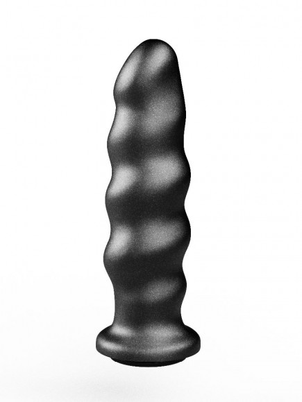 Черная насадка на трусики харнесс Platinum - 16 см. Черная насадка на трусики харнесс Platinum - 16 см.