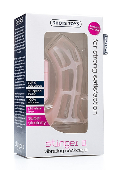 Телесная сбруя на пенис с кольцом для яичек Stinger II - 13,5 см. Телесная сбруя на пенис с кольцом для яичек Stinger II - 13,5 см.