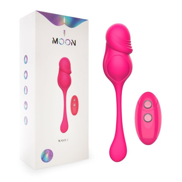 Розовое фаллическое виброяйцо с пультом ДУ Розовое фаллическое виброяйцо с пультом ДУ