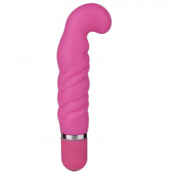 Розовый вибромассажёр с загнутым кончиком NEON ULTRA CLIMAX PINK - 11,4 см. Розовый вибромассажёр с загнутым кончиком NEON ULTRA CLIMAX PINK - 11,4 см.