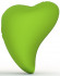 Зеленый перезаряжаемый вибромассажер Fresh by Leaf 