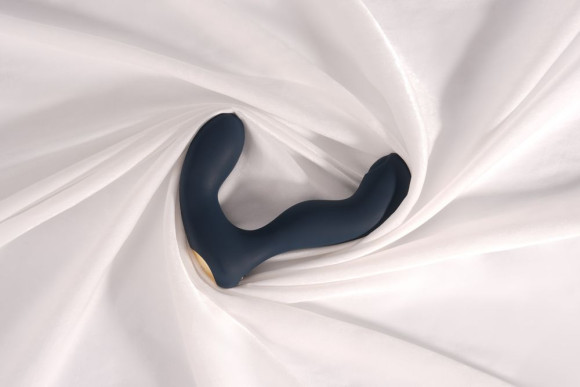 Темно-синий вибромассажер простаты с пульсацией Iker Neo Темно-синий вибромассажер простаты с пульсацией Iker Neo