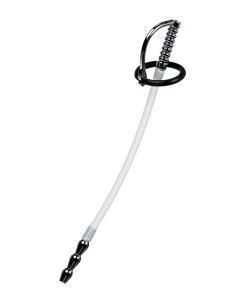 Силиконовый уретральный плаг со сменными фиксирующими кольцами Metal Силиконовый уретральный плаг со сменными фиксирующими кольцами Metal