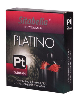 Стимулирующая насадка с шипиками по бокам Platino Тайфун Стимулирующая насадка с шипиками по бокам Platino Тайфун