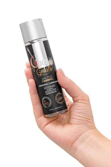 Лубрикант с ароматом солёной карамели JO GELATO SALTED CARAMEL - 120 мл.