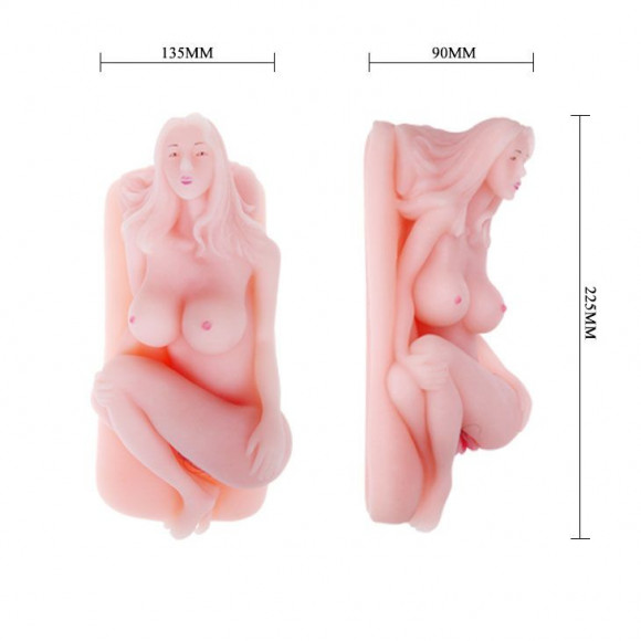 Мастурбатор в виде женского тела, с вибрацией и голосовым сопровождением Мастурбатор в виде женского тела, с вибрацией и голосовым сопровождением