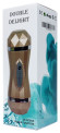 Двусторонний мастурбатор с вибрацией Double Delight - вагина и ротик