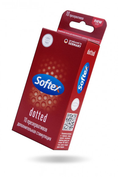 Презервативы с дополнительной стимуляцией Softex Dotted - 10 шт.