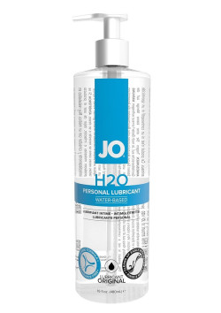 Лубрикант на водной основе JO Personal Lubricant H2O с дозатором - 480 мл. Лубрикант на водной основе JO Personal Lubricant H2O с дозатором - 480 мл.