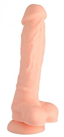 Телесный реалистичный фаллоимитатор DUAL DENSITY SILICONE DILDO - 20 см. Телесный реалистичный фаллоимитатор DUAL DENSITY SILICONE DILDO - 20 см.