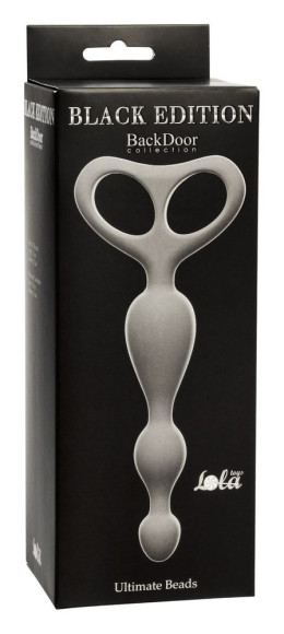 Серая анальная цепочка Ultimate Beads - 17 см. Серая анальная цепочка Ultimate Beads - 17 см.