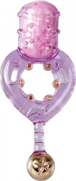 Эрекционное виброколечко Love Ring с хвостом Эрекционное виброколечко Love Ring с хвостом