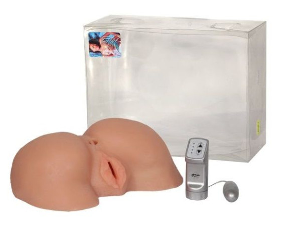 Реалистичная попка из неоскин с вибрацией Реалистичная попка из неоскин с вибрацией