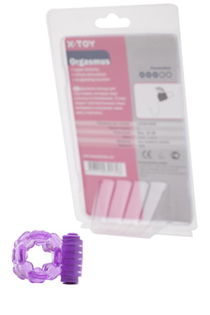 Фиолетовое эрекционное кольцо с вибрацией Orgasmus III Фиолетовое эрекционное кольцо с вибрацией Orgasmus III