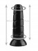 Черная винтообразная анальная втулка - 19,5 см. Черная винтообразная анальная втулка - 19,5 см.