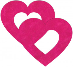 Розовые пестисы на грудь в форме сердечек Розовые пестисы на грудь в форме сердечек