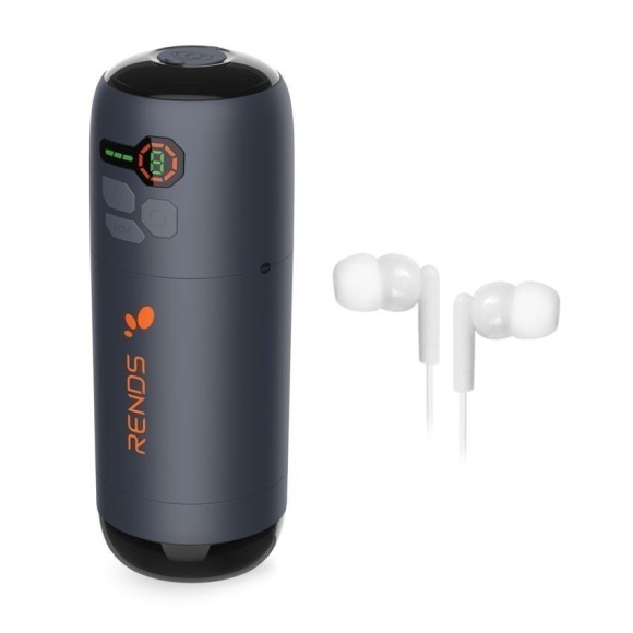 Черный вибромастурбатор Back To The Future