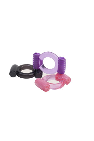 Пепельное эрекционное кольцо с вибрацией Duovibrus I Пепельное эрекционное кольцо с вибрацией Duovibrus I