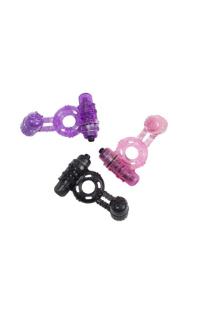 Пепельное стимулирующее кольцо с вибрацией Duovibrus II Пепельное стимулирующее кольцо с вибрацией Duovibrus II