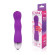 Фантазийный фиолетовый силиконовый вибратор Cosmo - 13,7 см. 
