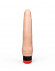 Гелевый вибромассажёр без мошонки - 22 см.