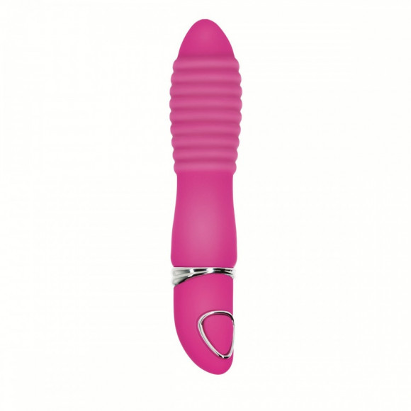 Розовый рельефный вибратор Body & Soul Indulge - 9,5 см. Розовый рельефный вибратор Body & Soul Indulge - 9,5 см.