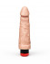 Реалистичный вибромассажёр из геля - 16,5 см.