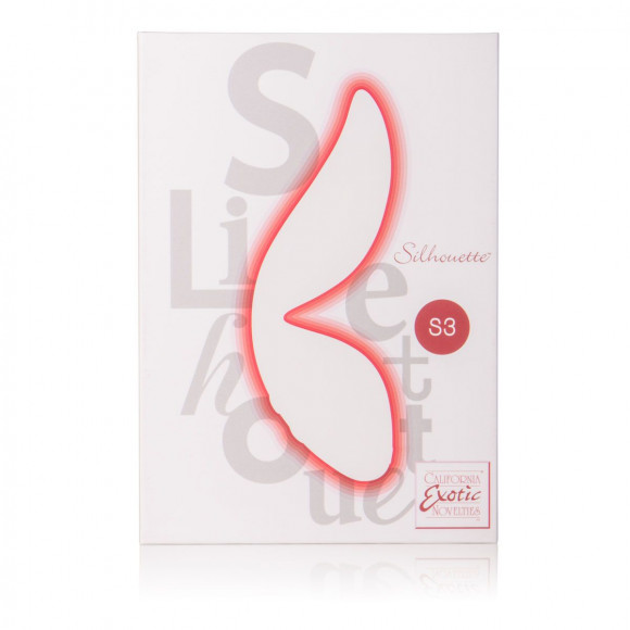 Красный вибромассажер Silhouette S3 - 12,75 см. Красный вибромассажер Silhouette S3 - 12,75 см.