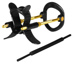 Черно-золотистый экстендер для пениса Sex Expert Черно-золотистый экстендер для пениса Sex Expert