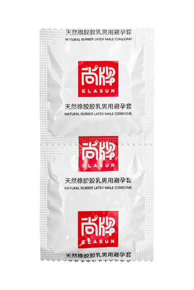 Презервативы с точками и ребрами Elasun Ribbed and Dotted - 10 шт.