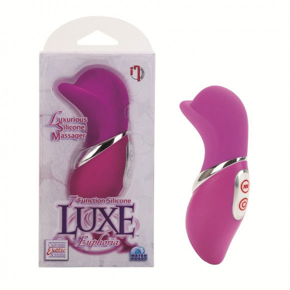 Розовый клиторальный стимулятор 7-Function Silicone Luxe Euphoria Massagers Розовый клиторальный стимулятор 7-Function Silicone Luxe Euphoria Massagers