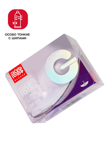Особо тонкие презервативы Elasun G-spot Air Bag X5 - 2 шт. Особо тонкие презервативы Elasun G-spot Air Bag X5 - 2 шт.
