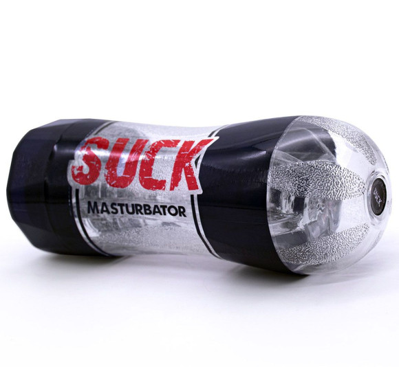 Прозрачный мастурбатор-вагина Suck