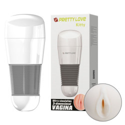 Мега-мастурбатор вагина Kitty без вибрации Мега-мастурбатор вагина Kitty без вибрации