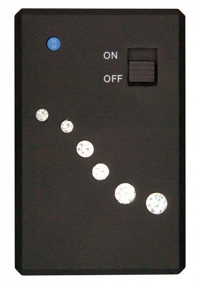 Чёрный вибромассажер G-точки CRYSTAL G-SPOT - 15 см. Чёрный вибромассажер G-точки CRYSTAL G-SPOT - 15 см.