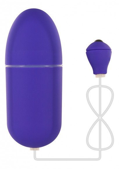 Фиолетовое виброяйцо FUNKY EGG ON A WIRE - 7,5 см. Фиолетовое виброяйцо FUNKY EGG ON A WIRE - 7,5 см.