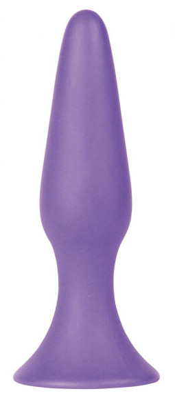 Фиолетовая анальная пробка Silky Buttplug Small Purple - 11,5 см. Фиолетовая анальная пробка Silky Buttplug Small Purple - 11,5 см.