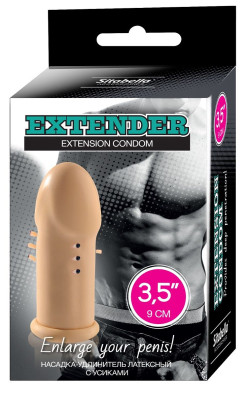 Латексная насадка-удлинитель с усиками Латексная насадка-удлинитель с усиками