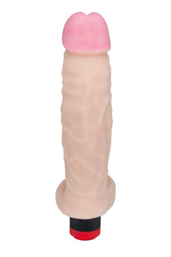 Большой вибратор-реалистик - 25,7 см. Большой вибратор-реалистик - 25,7 см.