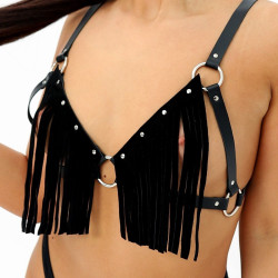 Бюстгальтер с бахромой из замши Бюстгальтер с бахромой из замши