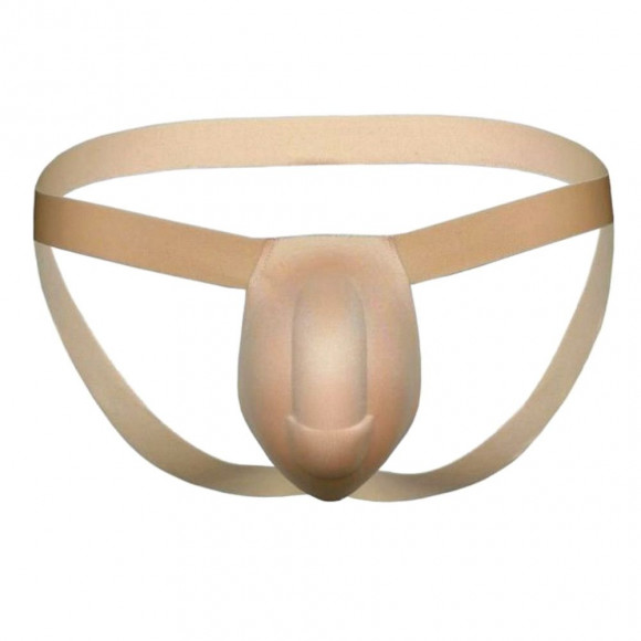 Мужской пуш-ап вкладыш бежевого цвета