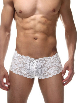 Мужские кружевные трусы-хипсы Мужские кружевные трусы-хипсы