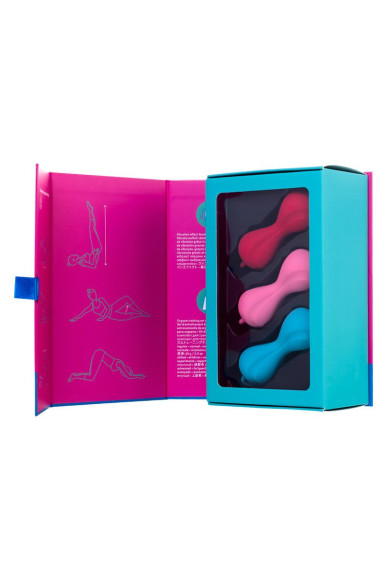 Набор из трёх двойных вагинальных шариков Satisfyer Power Balls Набор из трёх двойных вагинальных шариков Satisfyer Power Balls