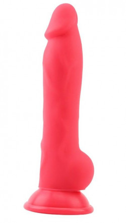 Красный фаллоимитатор Rick.G - 22,6 см. Красный фаллоимитатор Rick.G - 22,6 см.