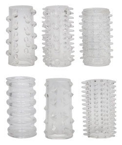 Набор из 6 насадок с шипиками Red Roses Набор из 6 насадок с шипиками Red Roses