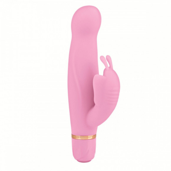 Розовый вибратор с клиторальной бабочкой ENTINCE ELIZABETH 