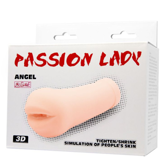 Мастурбатор-ротик  Angel - 17,4 см.
