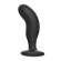 Черный анальный вибратор с пультом ДУ
